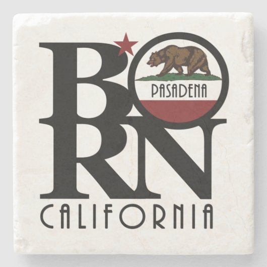 パサ生まれデナ・カリフォルニア ストーンコースター (正面)