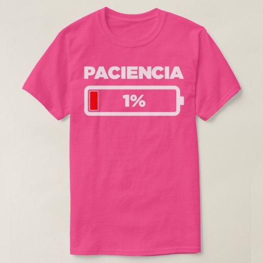 パシエンシア1 Tシャツ (デザイン正面)