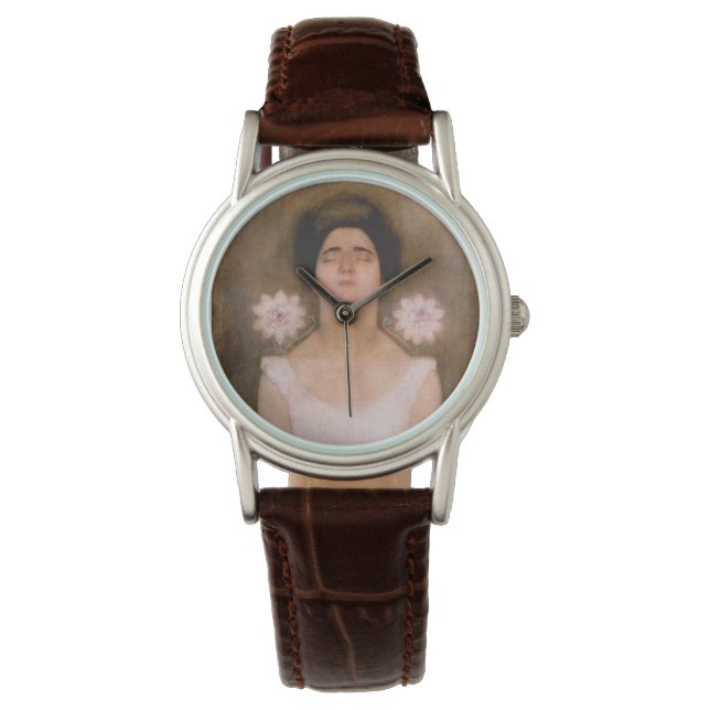 パシオンフラワーウーマン(by Pietモンドリアン) 腕時計 (正面)