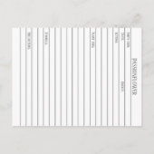 パシオンフラワーマテリアメディカハーブ勉強カード ポストカード (裏面)