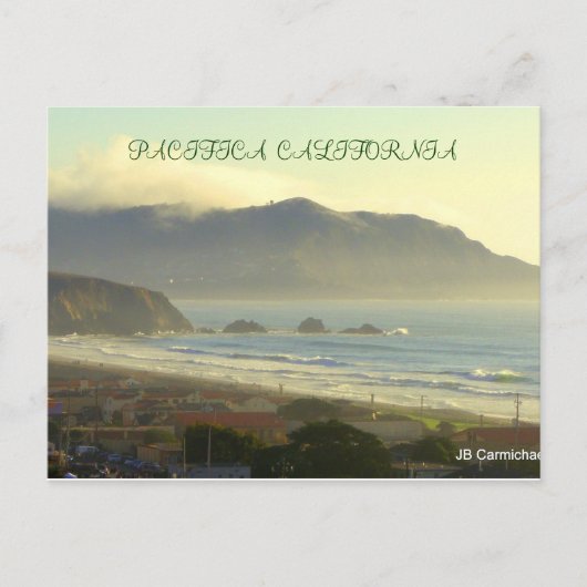 パシフィカから空を見下ろして ポストカード (正面)