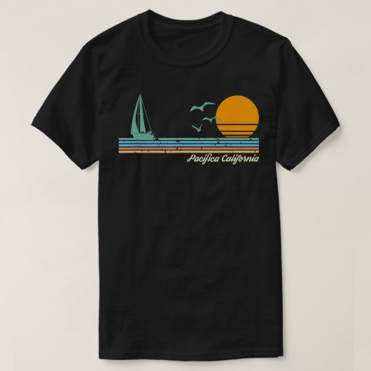 パシフィカカリフォルニア Tシャツ (デザイン正面)