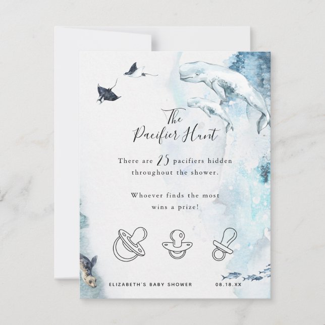 パシフィカーハント | ベビーシャワーのゲーム (正面)