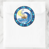 パシフィカ王国LGステッカー新世界妖精の国 ラウンドシール (バッグ)