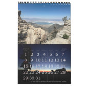 パシフィッククレストトレイルとホイットニー山カレンダー カレンダー (3月 2026)