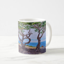 パシフィックグローブのシラカシの木々 コーヒーマグカップ