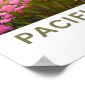 パシフィックグローブカリフォルニアトラベルプリント ポスター (角)