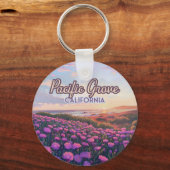 パシフィックグローブカリフォルニアモントレー魔法パープル キーホルダー (裏面)