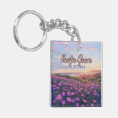 パシフィックグローブカリフォルニアモントレー魔法パープル キーホルダー (正面左)