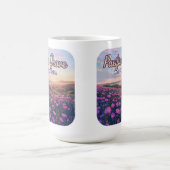 パシフィックグローブカリフォルニアモントレー魔法パープル コーヒーマグカップ (中央)