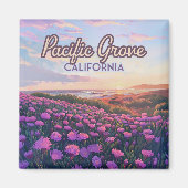 パシフィックグローブカリフォルニアモントレー魔法パープル マグネット (正面)