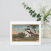 パシフィックグローブCA – ポイントピノスライトハウスビュー ポストカード (スタンド正面)