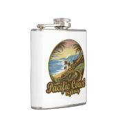 パシフィックコーストハイウェイレトロ フラスク (右)