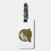 パシフィックコーストハイウェイレトロ ラゲッジタグ (裏面縦)