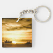 パシフィックサンセット海 キーホルダー (裏面)