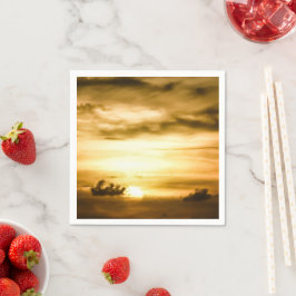 パシフィックサンセット海 スタンダードカクテルナプキン