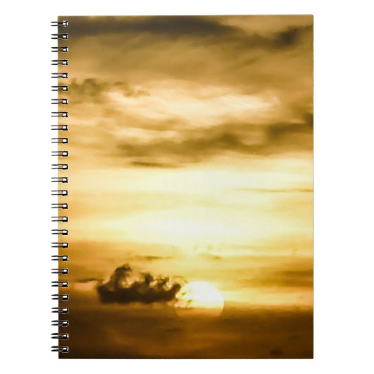 パシフィックサンセット海 ノートブック (正面)