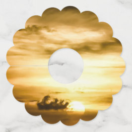 パシフィックサンセット海 ワイングラスタグ