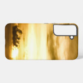 パシフィックサンセット海 SAMSUNG GALAXYケース (裏面横)