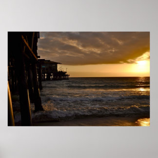 パシフィックサンセットinサンタモニカ ポスター