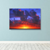 パシフィックサンファイア16x24 キャンバスプリント (インサイチュ (ウッドフロア))