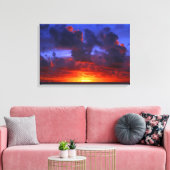 パシフィックサンファイア16x24 キャンバスプリント (インサイチュ (リビング))