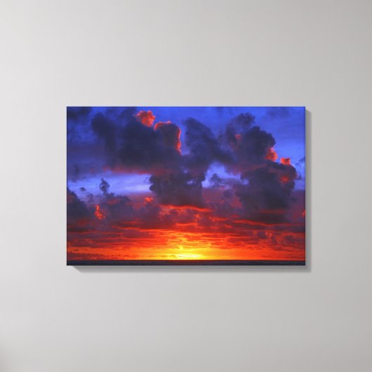 パシフィックサンファイア16x24 キャンバスプリント (正面)