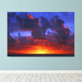 パシフィックサンファイア40x60 キャンバスプリント (インサイチュ (ウッドフロア))