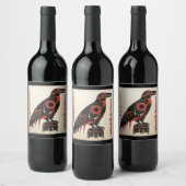 パシフィックノースウエストアートスタイル ワインラベル (ボトル)