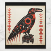 パシフィックノースウエストアートスタイル ワインラベル (シングルラベル)