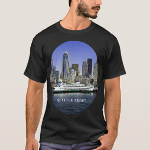 パシフィックノースウエストシアトルフェリー&建物 ユニセックス Tシャツ