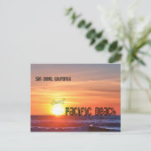 パシフィックビーチ、サンディエゴ・カリフォルニア ポストカード (スタンド正面)