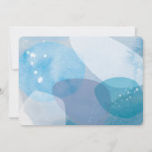 パシフィックブルーの結婚式招待状 招待状 (裏面)