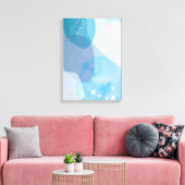 パシフィックブルー キャンバスプリント (インサイチュ (リビング))