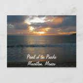 パシフィックマサトランの真珠メキシコサンセット ポストカード (正面)