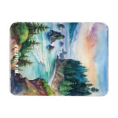 パシフィックリム国立公園の水の絵画色 マグネット (横)