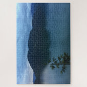 パシフィック北西湖と山と松 ジグソーパズル (縦)