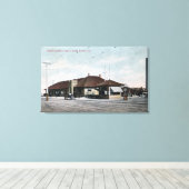 パシフィック電車区 キャンバスプリント (インサイチュ (ウッドフロア))