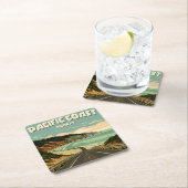 パシフィック・コースト・ハイウェイ・ビスタ スクエアペーパーコースター (インサイチュ)