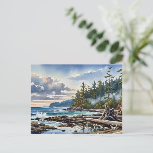 パシフィック・リム国立公園カナダ旅行 シーズンポストカード (スタンド正面)