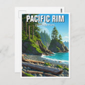 パシフィック・リム国立公園カナダ旅行 ポストカード (正面/裏面)