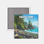 パシフィック・リム国立公園カナダ旅行 マグネット (正面/裏面)