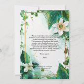 パシフローラセレニティ 招待状 (裏面)