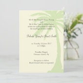 パシンプルームツリー結婚式招待状2 招待状 (スタンド正面)