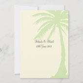 パシンプルームツリー結婚式招待状2 招待状 (裏面)