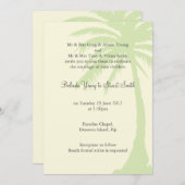 パシンプルームツリー結婚式招待状2 招待状 (正面/裏面)