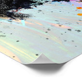 パシ絵を描ン |ポスタープリント ポスター (角)