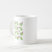 パジャパタンテキサス州州植物サボテンの愛 コーヒーマグカップ (正面左)