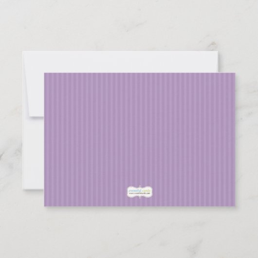 パジャマおよびパンケーキ誕生会は感謝していしています サンキューカード (裏面)