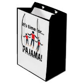 パジャマそろそろパジャマの時間だ ミディアムペーパーバッグ (裏面アングル)